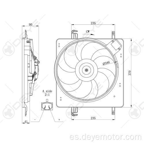 Ventilador del radiador automático para FORD KA FORD STREET